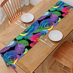 LGBT Pride Rainbow Roses Pattern Print Table Runner