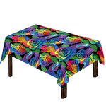 LGBT Pride Rainbow Roses Pattern Print Tablecloth