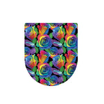 LGBT Pride Rainbow Roses Pattern Print Toilet Lid Cover