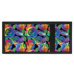 LGBT Pride Rainbow Roses Pattern Print Trifold Wallet