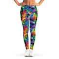 LGBT Pride Rainbow Roses Pattern Print Women's Leggings