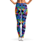 LGBT Pride Rainbow Roses Pattern Print Women's Leggings