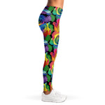 LGBT Pride Rainbow Roses Pattern Print Women's Leggings