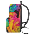 LGBT Pride Rainbow Roses Print Backpack