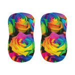 LGBT Pride Rainbow Roses Print Bar Stool Covers