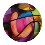 LGBT Pride Rainbow Roses Print Basketball