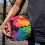 LGBT Pride Rainbow Roses Print Basketball
