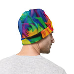 LGBT Pride Rainbow Roses Print Beanie