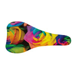LGBT Pride Rainbow Roses Print Bicycle Seat Cover