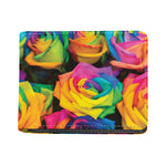 LGBT Pride Rainbow Roses Print Bifold Wallet