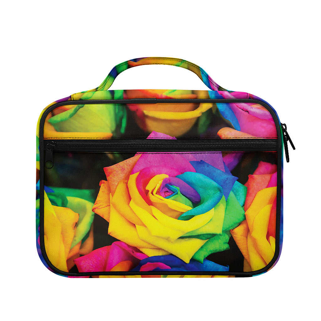 LGBT Pride Rainbow Roses Print Briefcase Bible Bag