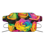 LGBT Pride Rainbow Roses Print Car Windshield Snow Cover