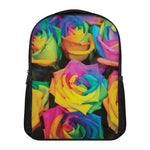 LGBT Pride Rainbow Roses Print Casual Backpack