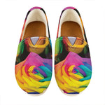 LGBT Pride Rainbow Roses Print Casual Shoes