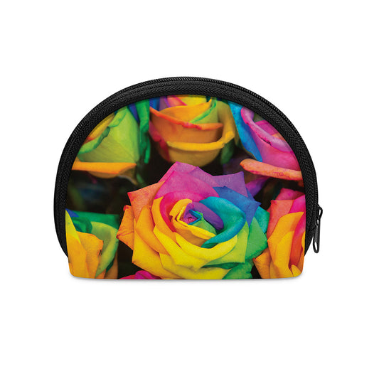 LGBT Pride Rainbow Roses Print Coin Purse