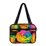 LGBT Pride Rainbow Roses Print Double Strap Bible Bag