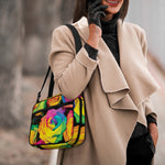 LGBT Pride Rainbow Roses Print Double Strap Bible Bag