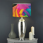 LGBT Pride Rainbow Roses Print Drum Lamp Shade