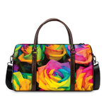 LGBT Pride Rainbow Roses Print Duffle Bag
