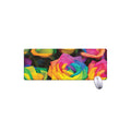 LGBT Pride Rainbow Roses Print Extended Mouse Pad