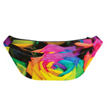 LGBT Pride Rainbow Roses Print Fanny Pack