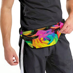 LGBT Pride Rainbow Roses Print Fanny Pack