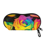LGBT Pride Rainbow Roses Print Glasses Case