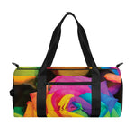 LGBT Pride Rainbow Roses Print Gym Bag