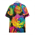 LGBT Pride Rainbow Roses Print Hawaiian Shirt