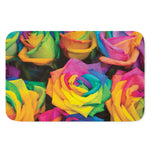 LGBT Pride Rainbow Roses Print Indoor Door Mat