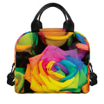 LGBT Pride Rainbow Roses Print Insulated Lunch Bag