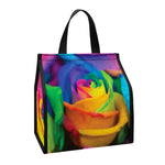 LGBT Pride Rainbow Roses Print Insulated Lunch Tote