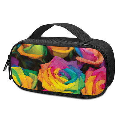 LGBT Pride Rainbow Roses Print Insulin Cooler Travel Case