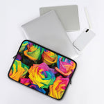 LGBT Pride Rainbow Roses Print Laptop Sleeve