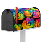 LGBT Pride Rainbow Roses Print Mailbox Cover