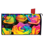 LGBT Pride Rainbow Roses Print Mailbox Cover