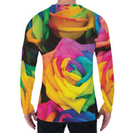 LGBT Pride Rainbow Roses Print Men's Long Sleeve T-Shirt