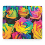 LGBT Pride Rainbow Roses Print Mouse Pad