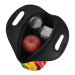 LGBT Pride Rainbow Roses Print Neoprene Lunch Bag