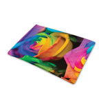 LGBT Pride Rainbow Roses Print Pet Cooling Mat Cover