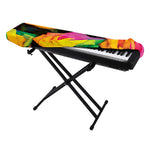LGBT Pride Rainbow Roses Print Piano Keyboard Cover
