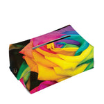 LGBT Pride Rainbow Roses Print Rectangle Tissue Box Cover