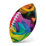 LGBT Pride Rainbow Roses Print Rugby Ball