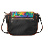 LGBT Pride Rainbow Roses Print Saddle Bag