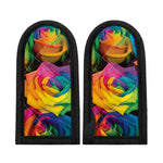 LGBT Pride Rainbow Roses Print Skillet Handle Cover