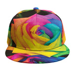 LGBT Pride Rainbow Roses Print Snapback Cap