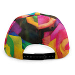 LGBT Pride Rainbow Roses Print Snapback Cap
