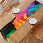 LGBT Pride Rainbow Roses Print Table Runner