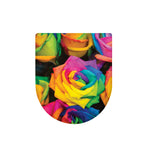 LGBT Pride Rainbow Roses Print Toilet Lid Cover