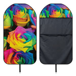 LGBT Pride Rainbow Roses Print Waterproof Car Seat Cover